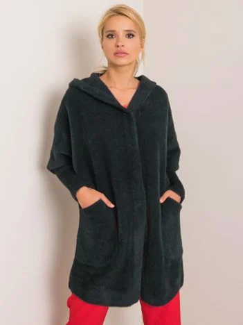 Palton Dama Maneca lunga, Oversize, Fashion Hunters, Khaki de Vara