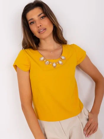 Bluza Dama Mini, Elegant, LAKERTA, Galben Eleganta