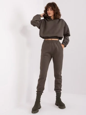 Compleu Dama Maneca lunga, Dreapta, Pointx, Khaki Casual