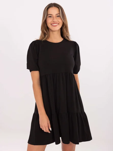 Rochie Dama Mini, Lejera, RUE PARIS, Negru Eleganta Office