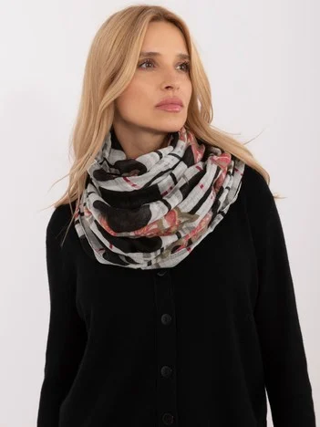 Bandana Dama Floral, Acril, Fashion Hunters, Negru