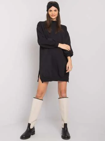 Rochie Dama Maxi, Rochie dreapta, RUE PARIS, Negru Casual