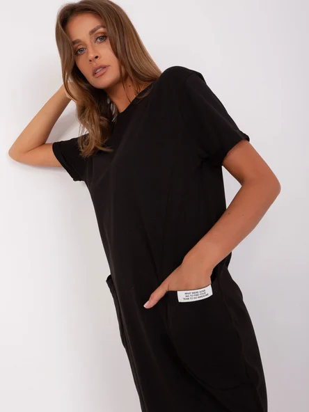 Rochie Dama Mini, Rochie dreapta, RUE PARIS, Negru de Vara