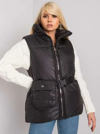 Vesta Dama Fara maneci, Fara maneci, ex moda, Negru de Vara