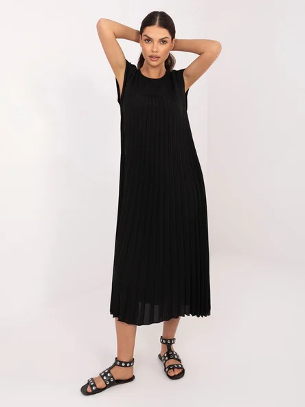 Rochie Dama Midi, Alta croiala, RUE PARIS, Negru de Petrecere
