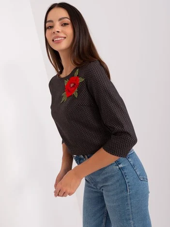 Bluza Dama Mini, Elegant, LAKERTA, Negru Eleganta Office