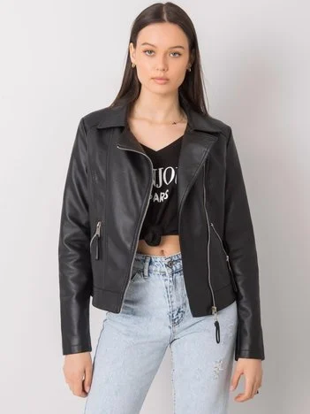 Jacheta Dama Maneca lunga, Maneca lunga, Forget Me Not Fashion, Negru de Vara