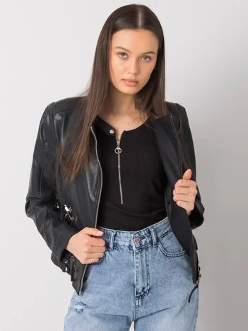 Jacheta Dama Maneca lunga, Maneca lunga, Forget Me Not Fashion, Negru de Vara