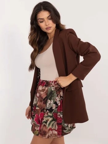 Fusta Dama Mini, Floral, ITALY MODA, Rosu Casual