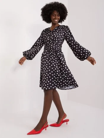 Rochie Dama Maxi, Buline, LAKERTA, Negru de Sarbatori