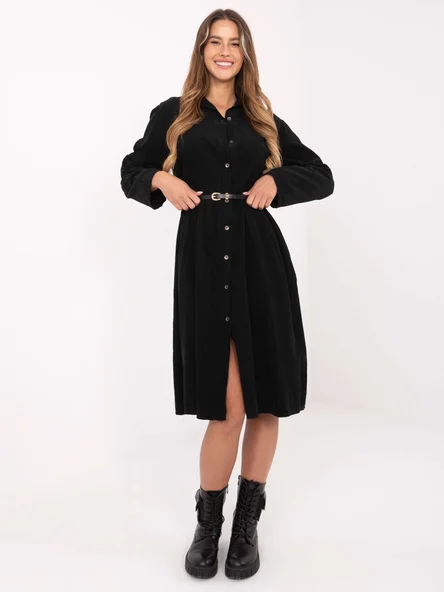 Rochie Dama Maxi, Lejera, ITALY MODA, Negru Eleganta Office