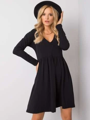 Rochie Dama Maxi, Lejera, RUE PARIS, Negru Casual