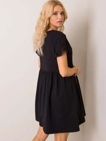 Rochie Dama Mini, Lejera, RUE PARIS, Negru Eleganta Office