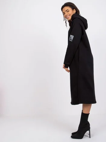 Rochie Dama Maxi, Oversize, RUE PARIS, Negru Casual