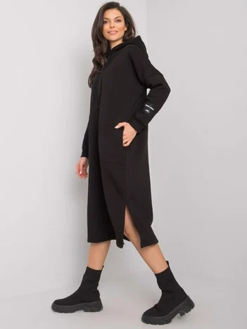 Rochie Dama Maxi, Rochie dreapta, RUE PARIS, Negru Eleganta Office