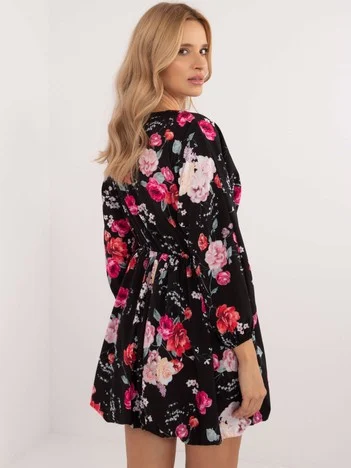 Rochie Dama Maxi, Floral, ITALY MODA, Rosu Eleganta Office