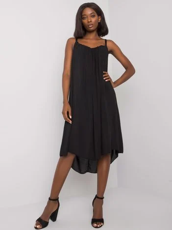 Rochie Dama Mini, Lejera, Och Bella, Negru Casual