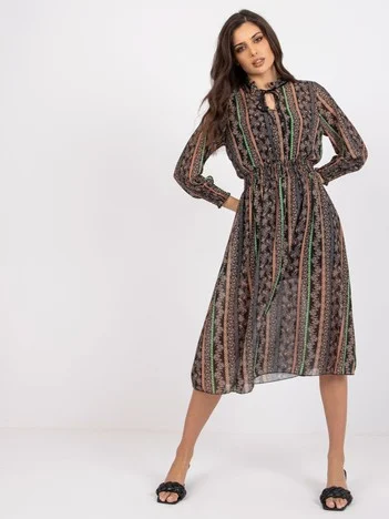Rochie Dama Maxi, Rochie dreapta, ITALY MODA, Bej Eleganta Office