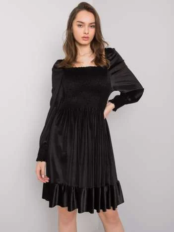 Rochie Dama Maxi, Rochie dreapta, ITALY MODA, Negru Eleganta Office