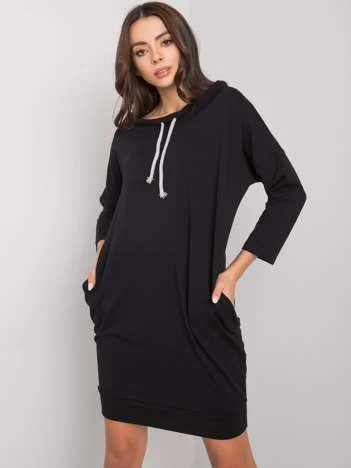Rochie Dama Maxi, Rochie dreapta, RELEVANCE, Negru Eleganta Office