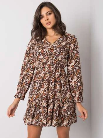 Rochie Dama Maxi, Imprimat, Och Bella, Galben Casual