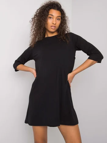 Rochie Dama Mini, Lejera, RUE PARIS, Negru Eleganta Office