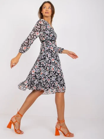 Rochie Dama Maxi, Floral, ITALY MODA, Alb Eleganta Office