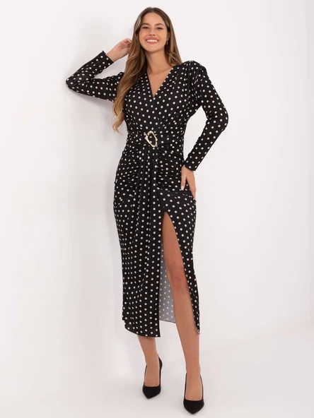 Rochie Dama Maxi, Buline, ITALY MODA, Negru de Petrecere
