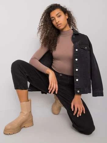 Blugi Dama Lunga, Dreapta, OREO JEANS, Negru Eleganta Office