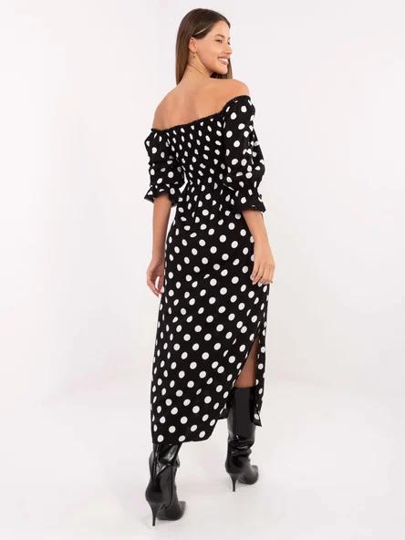 Rochie Dama Midi, Buline, LAKERTA, Alb