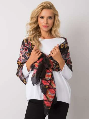 Bandana Dama Imprimat, Viscoza, Fashion Hunters, Rosu