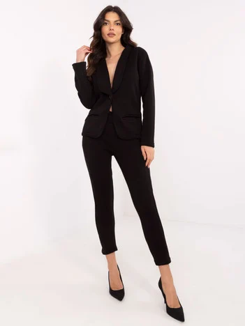 Compleu Dama Maneca lunga, Conica, Your Red Lips, Negru Casual