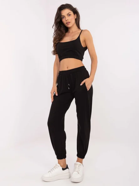 Compleu Dama Lunga, Croiala dreapta, ex moda, Negru Casual