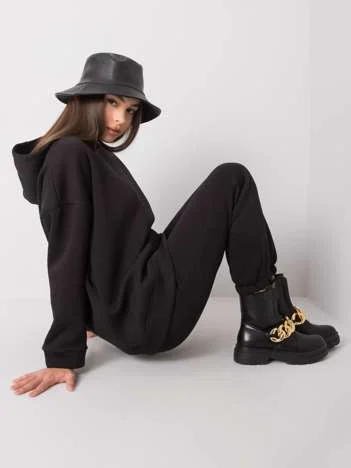 Compleu Dama Maneca lunga, Sport, BASIC FEEL GOOD, Negru Casual
