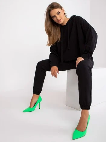 Compleu Dama Maneca lunga, Sport, RELEVANCE, Negru Casual