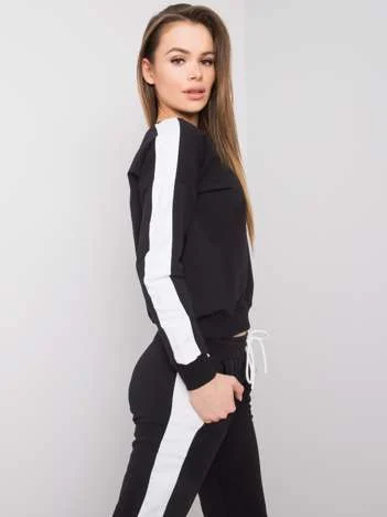 Compleu Dama Maneca lunga, Sport, RUE PARIS, Negru Casual