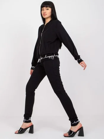 Compleu Dama Maneca lunga, Sport, RELEVANCE, Negru Casual