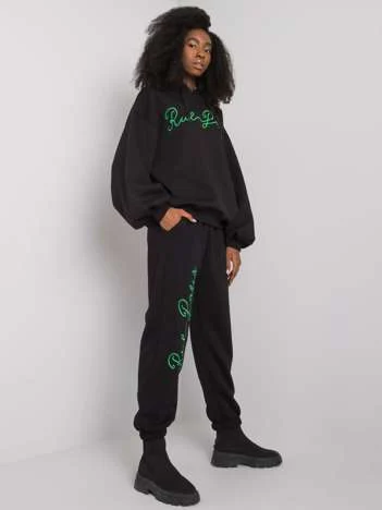 Compleu Dama Maneca lunga, Imprimat, RUE PARIS, Negru
