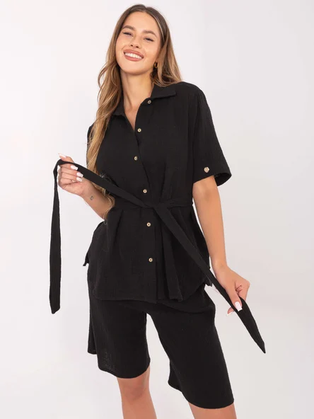 Compleu Dama Mini, Dreapta, LAKERTA, Negru Casual