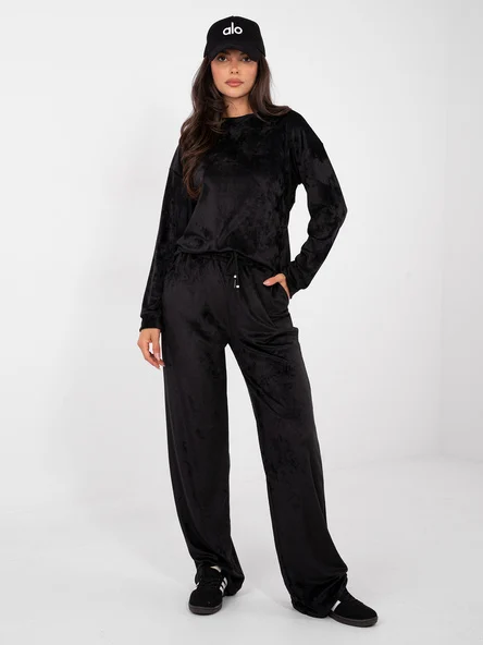 Compleu Dama Maneca lunga, Dreapta, LAKERTA, Negru Casual