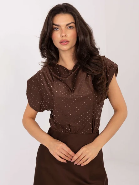 Bluza Dama Fara maneci, Elegant, ITALY MODA, Maro de Petrecere