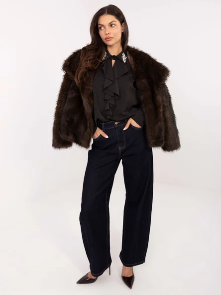Bluza Dama Lunga, Elegant, RED LINE, Maro de Petrecere