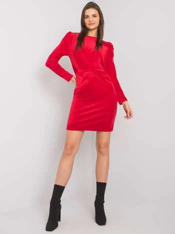 Rochie Dama Maxi, Rochie creion, RUE PARIS, Rosu Eleganta Office