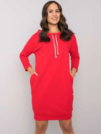 Rochie Dama Maxi, Rochie dreapta, RELEVANCE, Rosu Eleganta Office