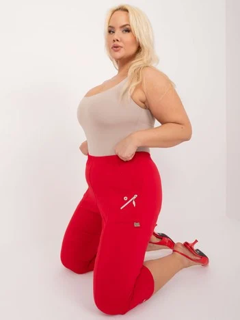 Pantaloni Dama Conica, Guler inalt, New Fashion, Rosu Eleganta Office
