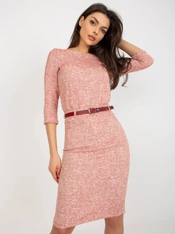 Fusta Dama Deasupra genunchiului, Elegant, LAKERTA, Rosu Eleganta Office