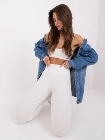 Colanti Dama Dungi, Conica, ex moda, Ecru Casual