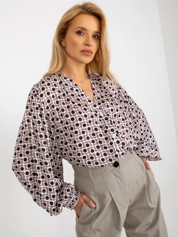 Camasa Dama Maneca lunga, Elegant, LAKERTA, Roz de Petrecere