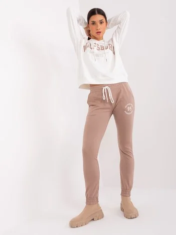 Compleu Dama Lunga, Mansete elastice, RELEVANCE, Bej Casual