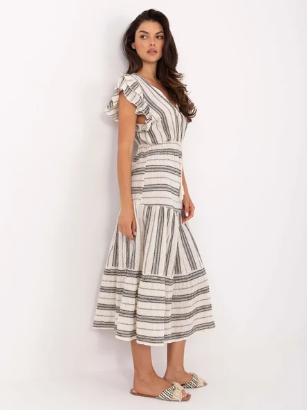 Rochie Dama Midi, Lejera, Och Bella, Negru de Vara